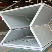 Folding Container House on Construction Site