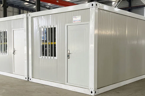 Expandable and mobile fast splicing double wing folding room