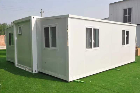 Expandable and mobile fast splicing double wing folding room